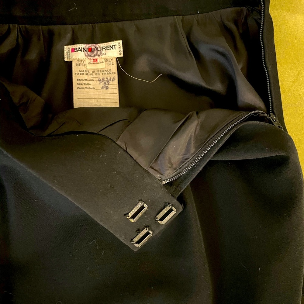 YSL wool pencil skirt